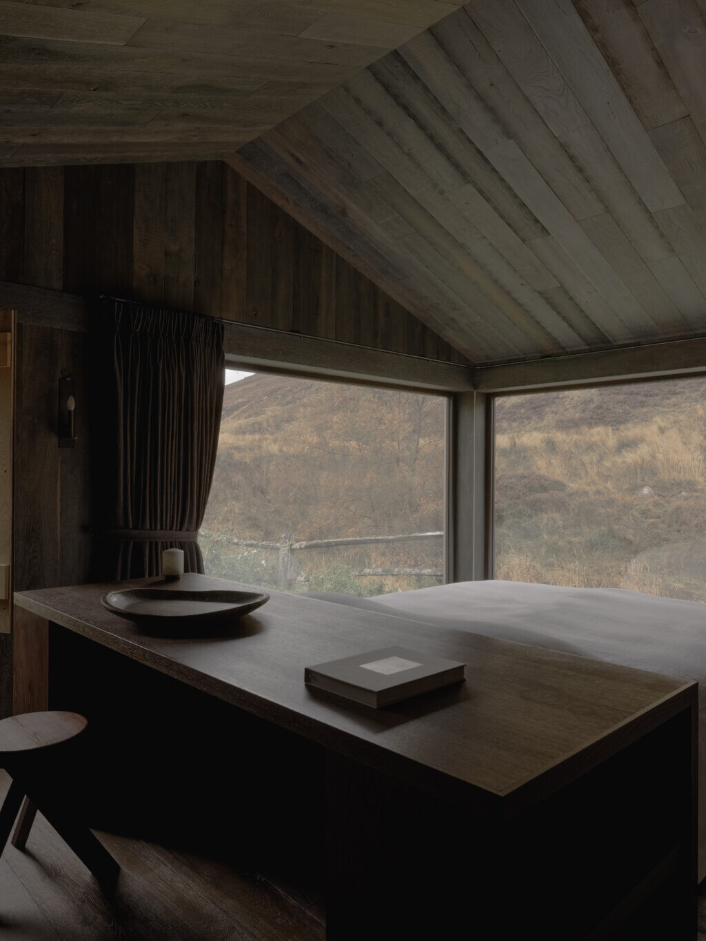 Gairnshiel, Laggan Cottage, Panoramic Bedroom, Luxury holiday retreat in the Highlands, Scotland