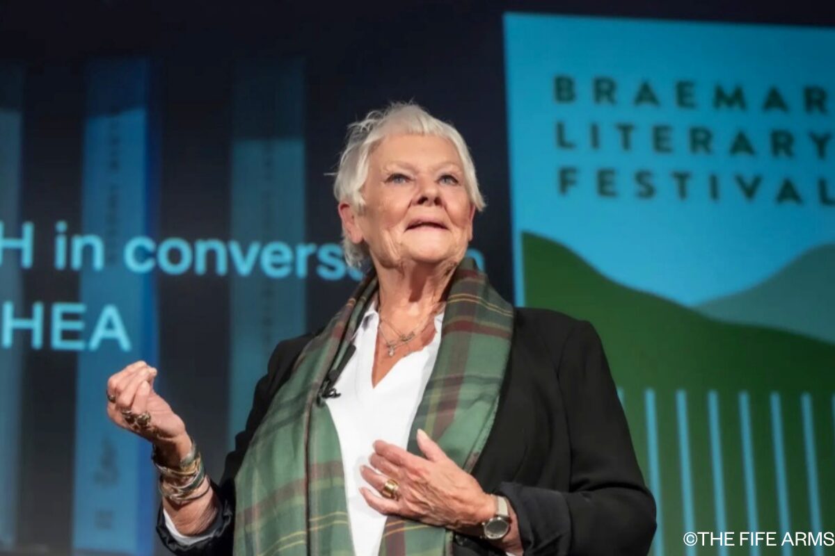 Braemar Literary Festival Dame Judy Dench