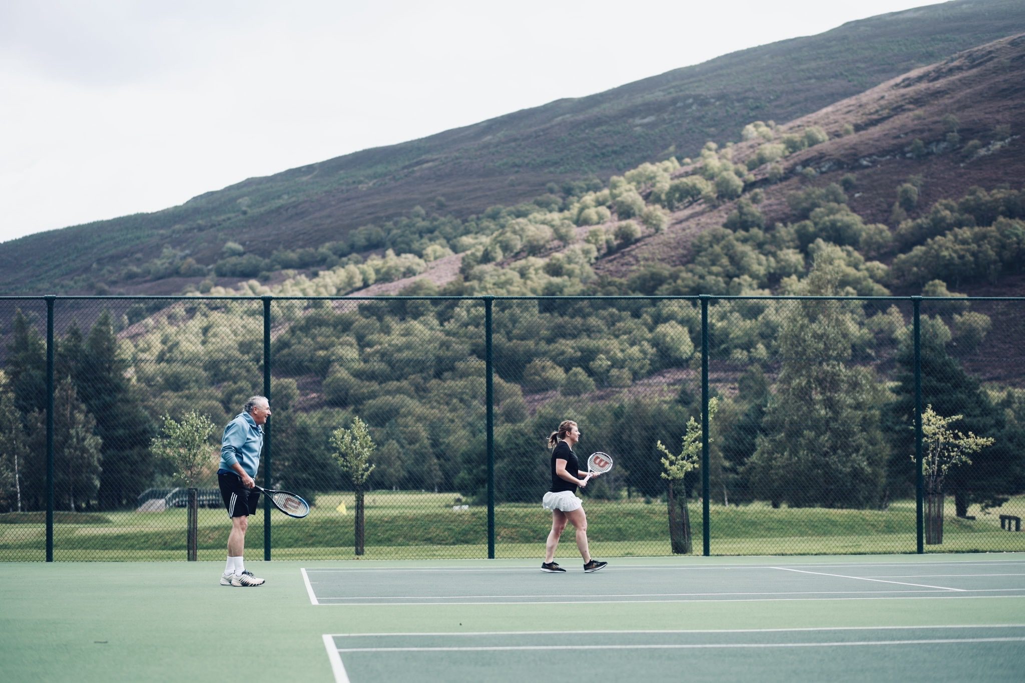 LEOP Tennis Braemar Gairnshiel Luxury Retreat Experience Scotland